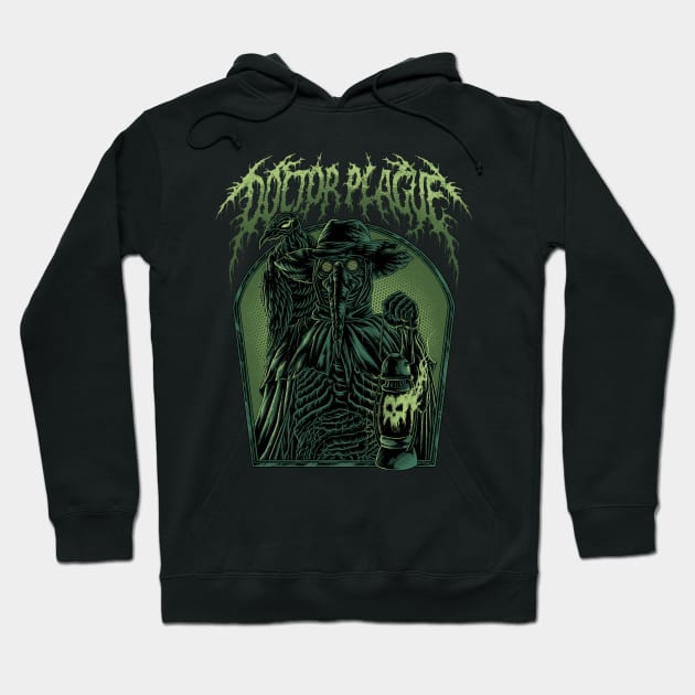 DARK DOCTOR PLAGUE Hoodie by TOSSS LAB ILLUSTRATION